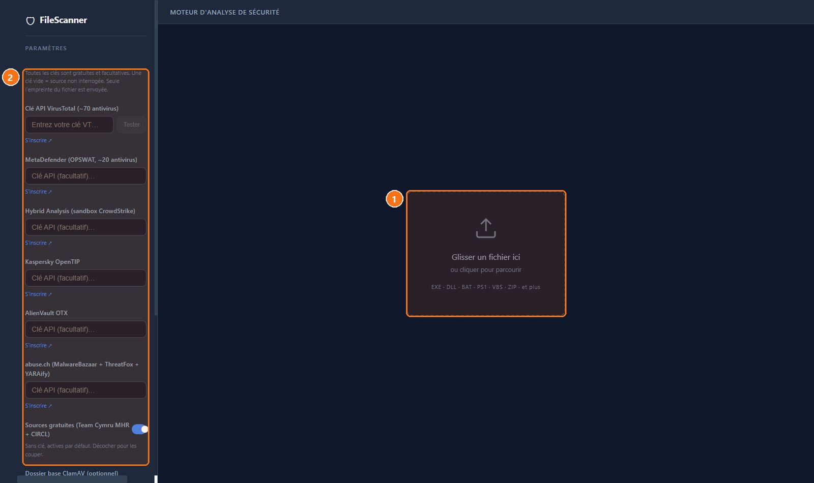 FileScanner : Analyser un fichier