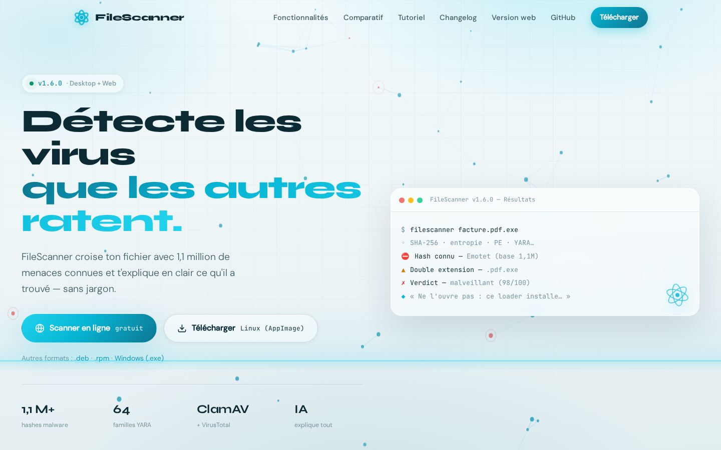 FileScanner sur ordinateur
